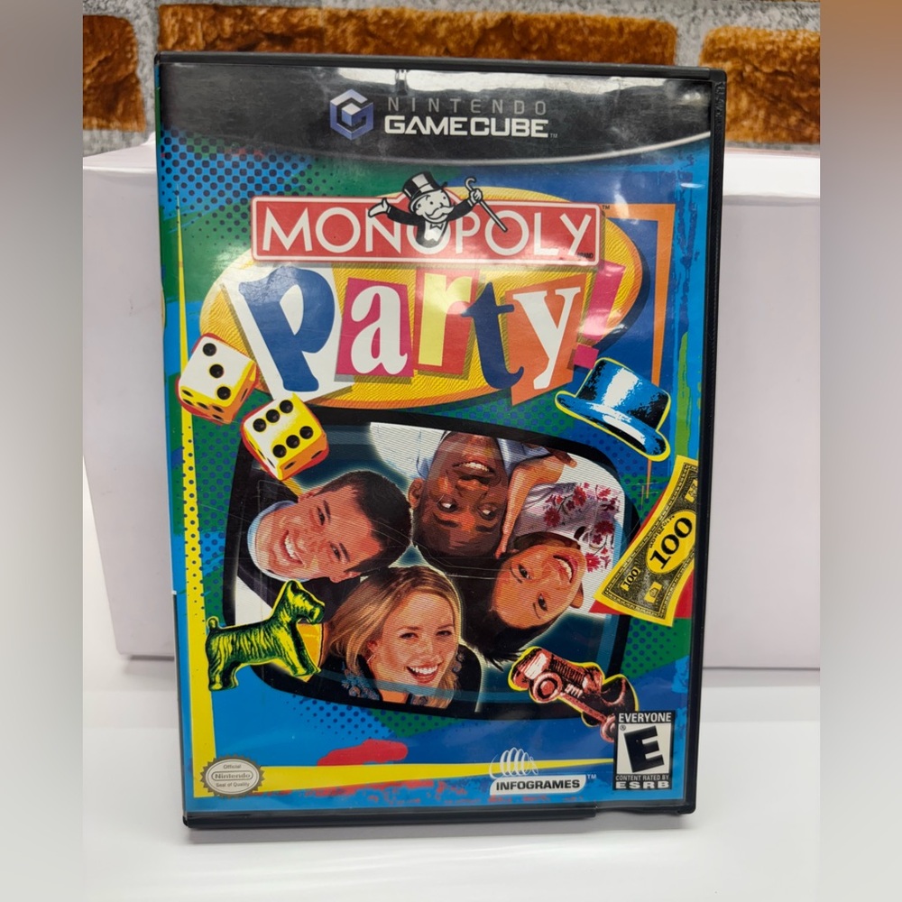 Monopoly Party - Nintendo GameCube - Tested and Working. Complete with manual.